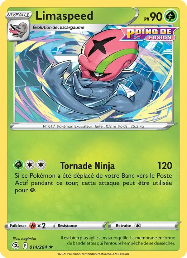 Carte Pokémon Limaspeed #14 — Poing de Fusion