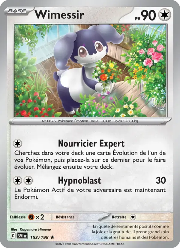 Carte Pokémon Wimessir #153 — Écarlate et Violet