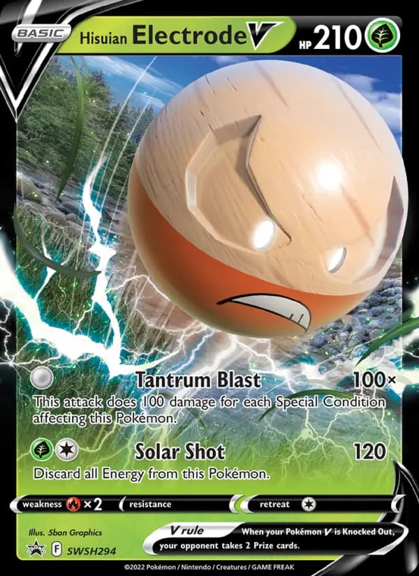 Hisuian Electrode V #SWSH294 — Sword & Shield Promos