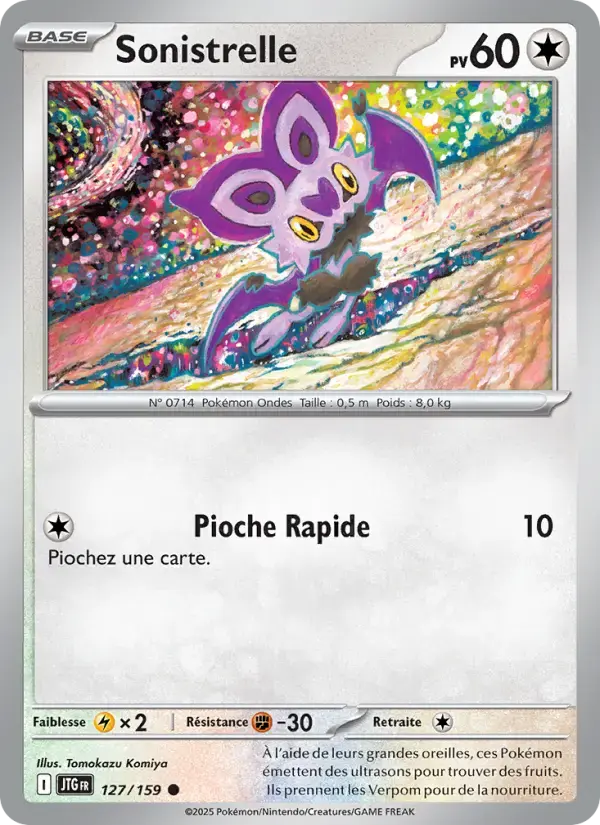 Carte Pokémon Sonistrelle #127 — Aventures Ensemble