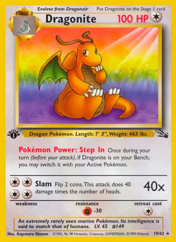 Dragonite #19 — Fossil