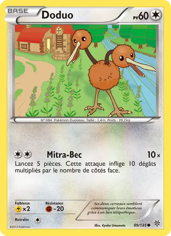 Carte Pokémon Doduo #99 — Tempête Plasma