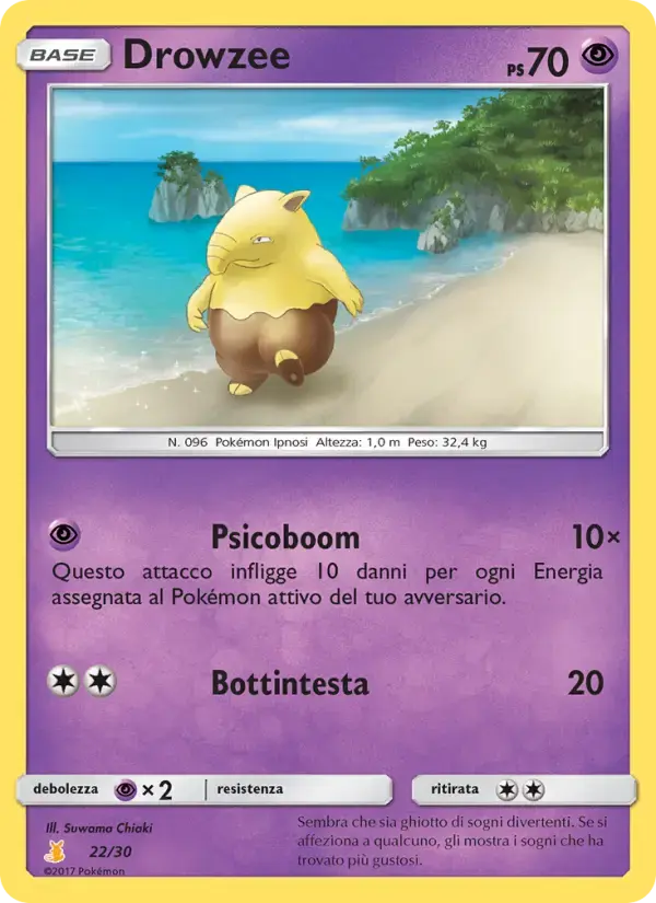Drowzee #22 — SM Trainer Kit (Alolan Raichu)