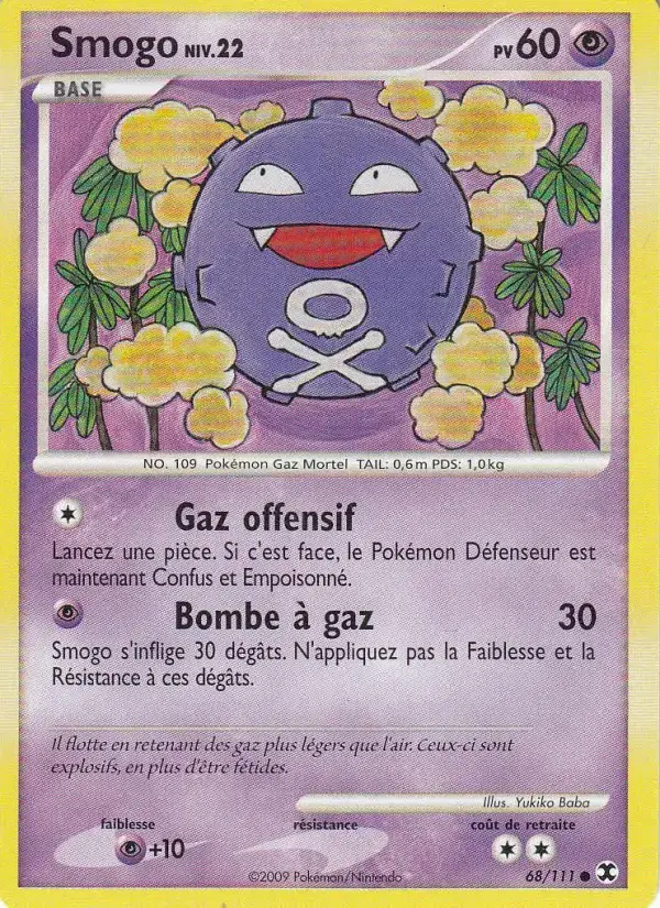Carte Pokémon Smogo Niv. 22 #68 — Rivaux Émergeants