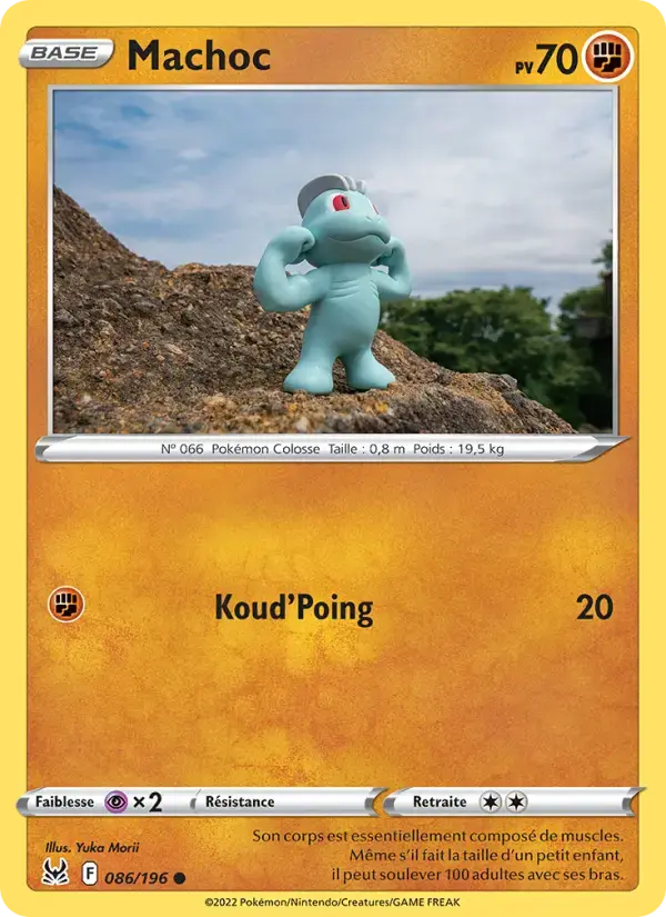 Carte Pokémon Machoc #086 — Origine Perdue