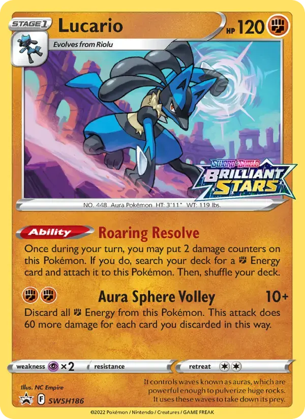 Lucario #SWSH186 — Sword & Shield Promos