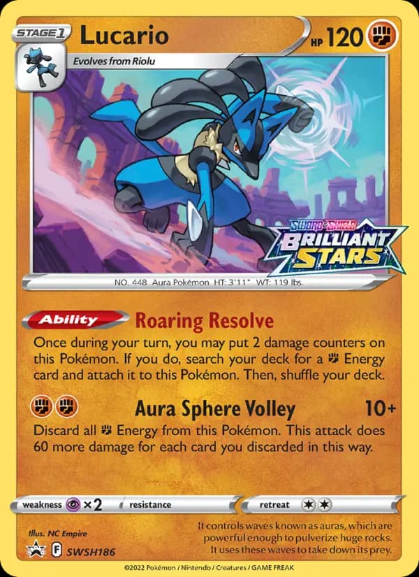 Lucario #SWSH186 — Sword & Shield Promos