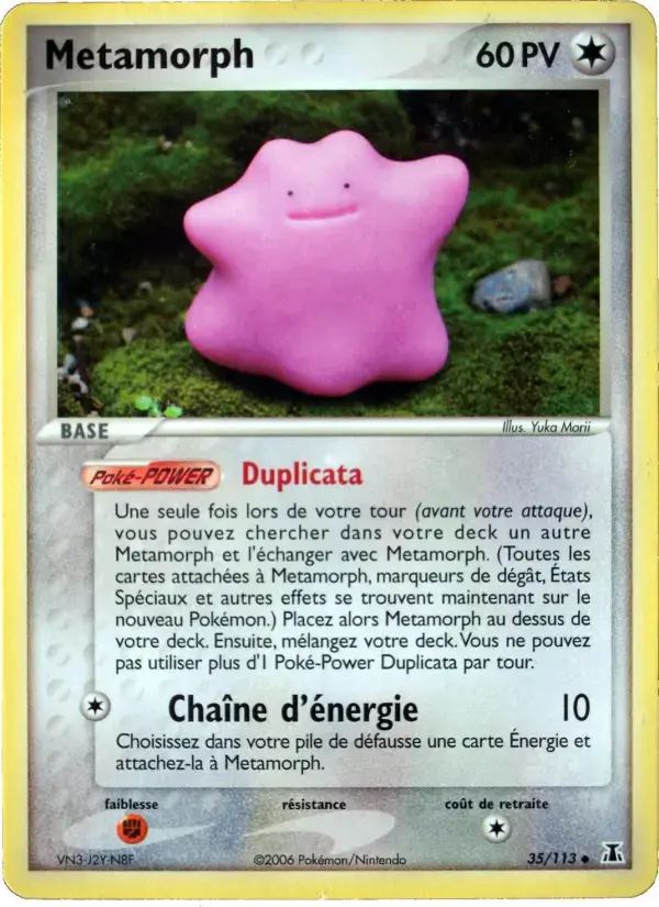 Carte Pokémon Metamorph #35 — Espèces Delta