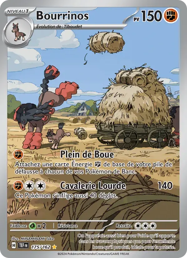 Carte Pokémon Bourrinos #175 — Forces Temporelles