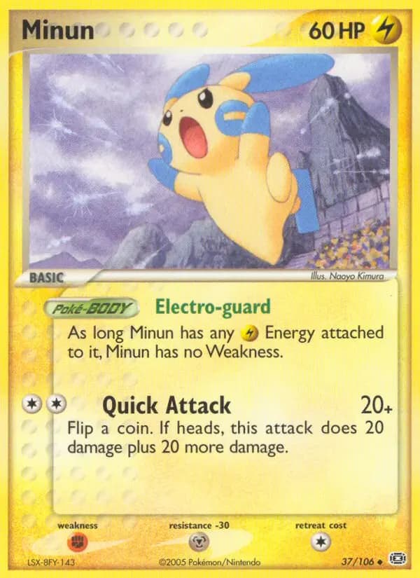 Minun #37 — Emerald