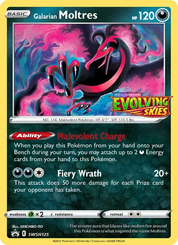Galarian Moltres #SWSH125 — Sword & Shield Promos