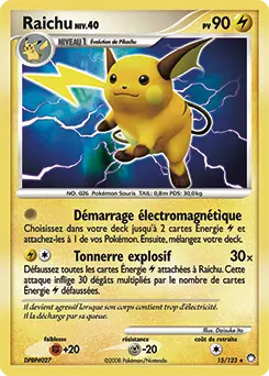 Carte Pokémon Raichu #15 — Trésors Mystérieux