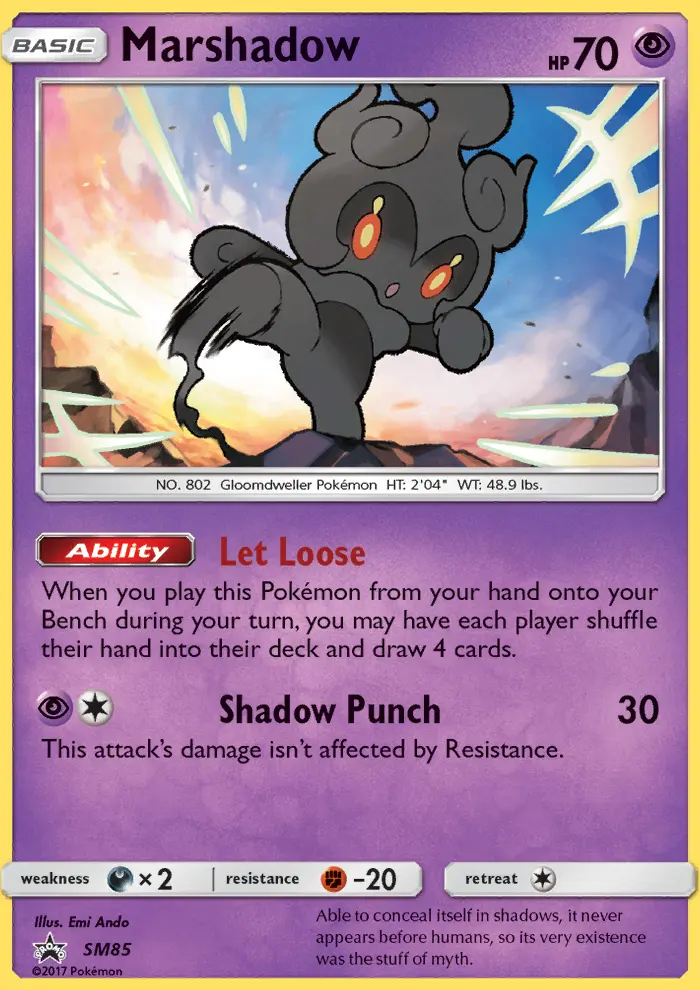 Carte Pokémon Marshadow #SM85 — Promos Soleil et Lune