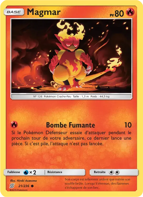 Carte Pokémon Magmar #21 — Harmonie des Esprits