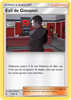 Carte Pokémon Exil de Giovanni #57 — Destinées Occultes
