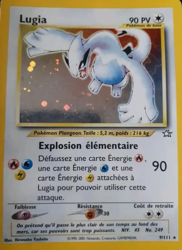 Carte Pokémon Lugia #9 — Neo Genesis