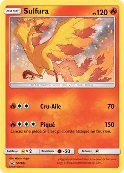 Carte Pokémon Sulfura #SM143 — Promos Soleil et Lune