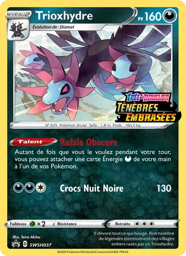 Carte Pokémon Trioxhydre #SWSH037 — Promos Épée et Bouclier