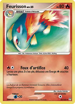 Carte Pokémon Feurisson #60 — Trésors Mystérieux