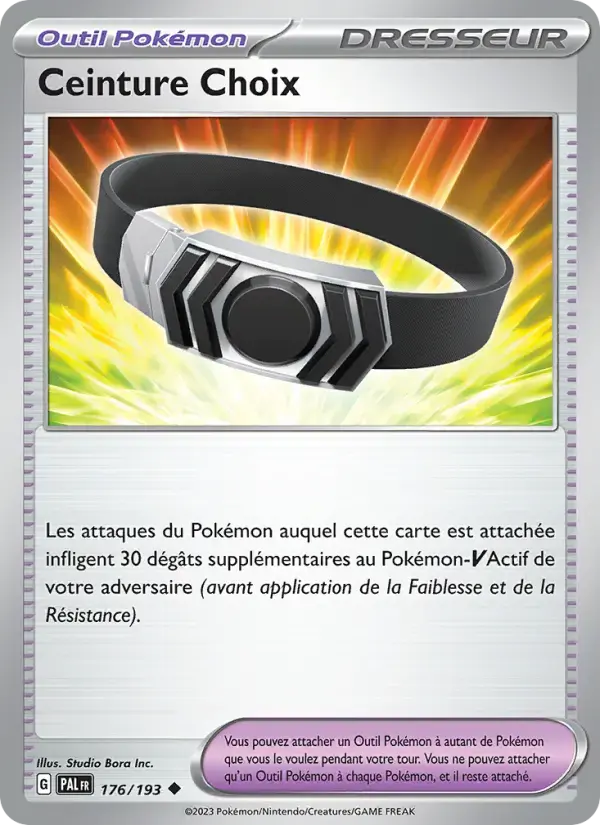 Carte Pokémon Ceinture Choix #176 — Évolutions à Paldea