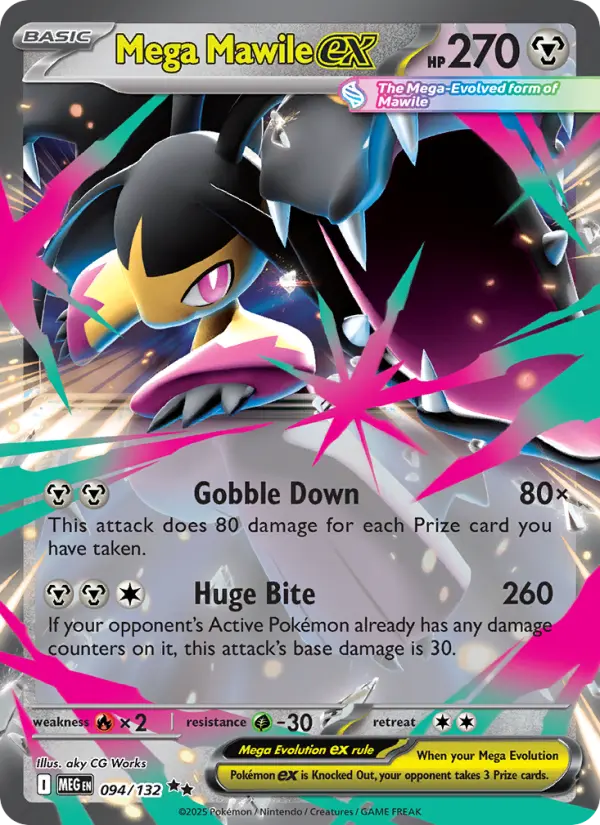 Carte Pokémon Méga-Mysdibule-ex #094 — Méga-Évolution