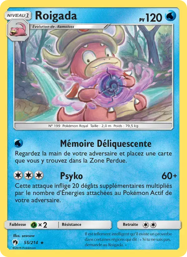Carte Pokémon Roigada #55 — Tonnerre Perdu