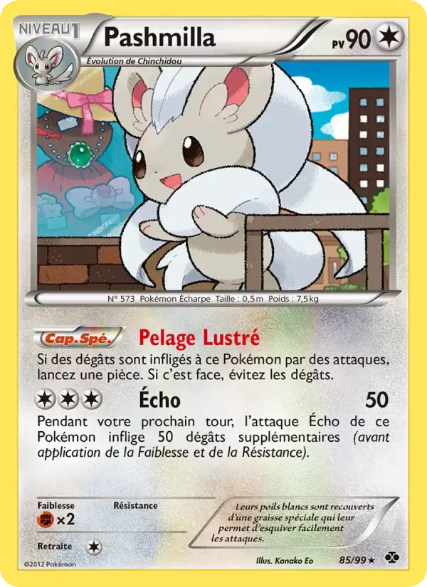 Carte Pokémon Pashmilla #85 — Destinées Futures