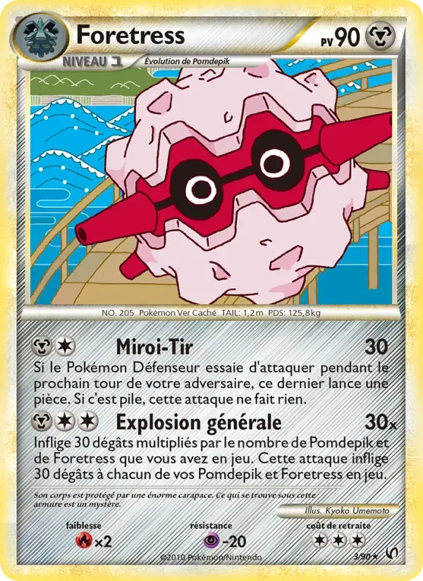 Carte Pokémon Foretress #3 — Indomptable