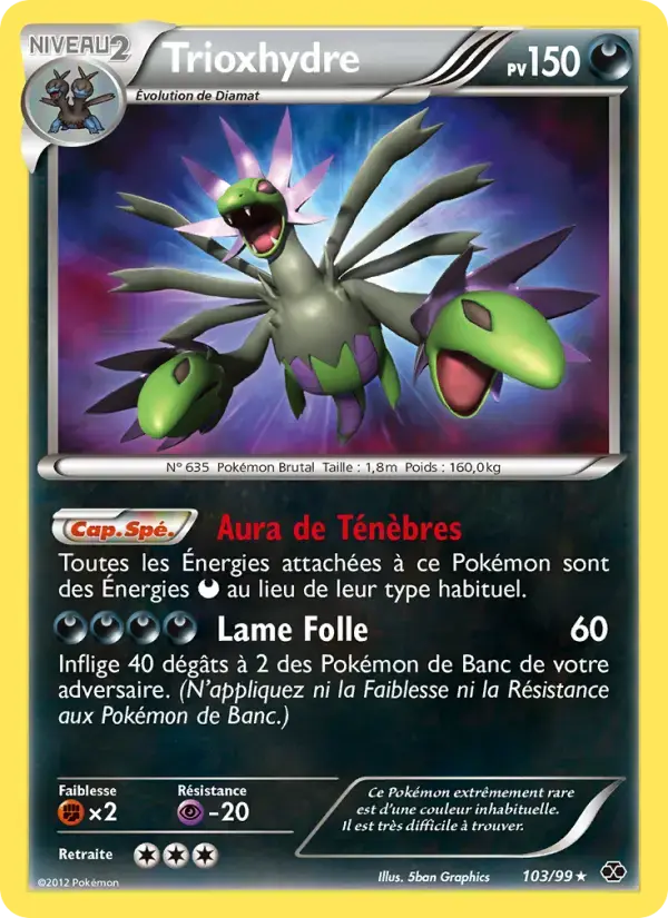 Carte Pokémon Trioxhydre #103 — Destinées Futures