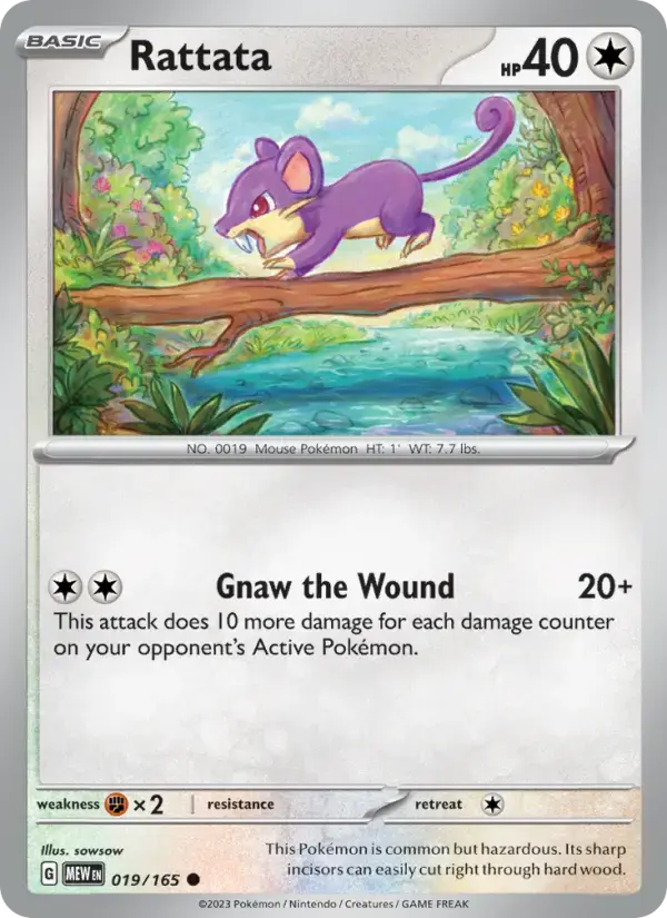 Rattata #019 — 151