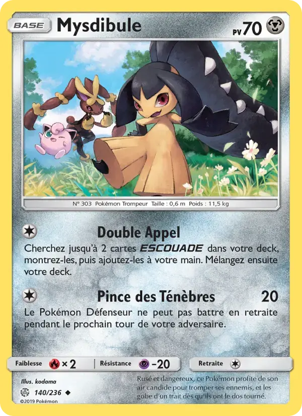 Carte Pokémon Mysdibule #140 — Éclipse Cosmique