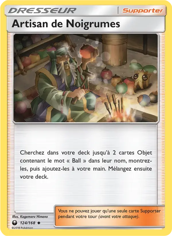 Carte Pokémon Artisan de Noigrumes #124 — Tempête Céleste