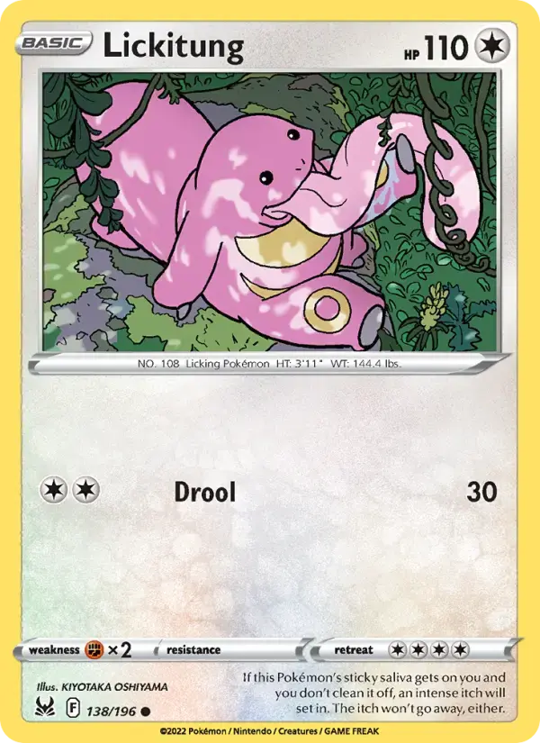 Lickitung #138 — Lost Origin