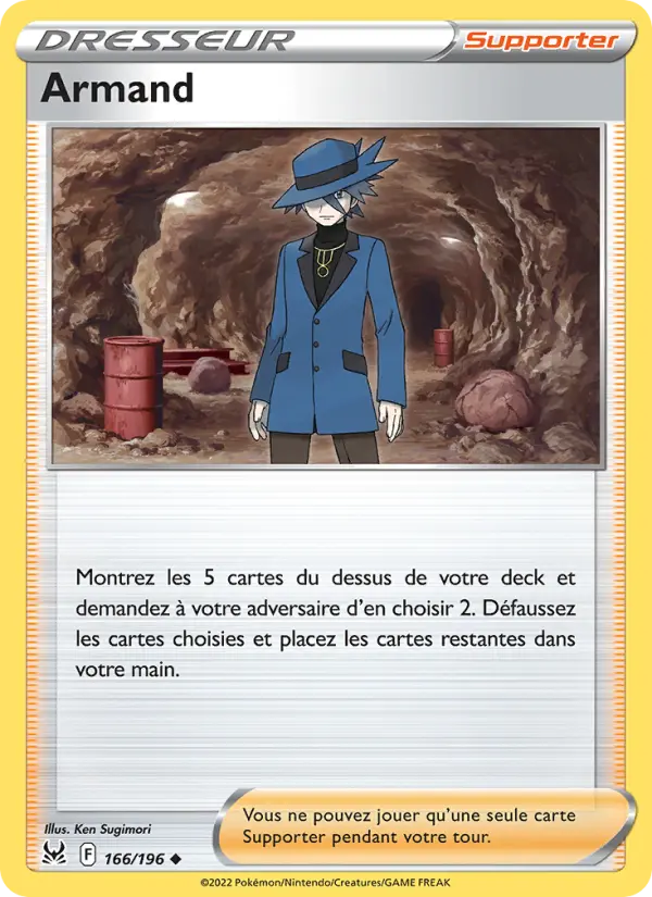 Carte Pokémon Armand #166 — Origine Perdue