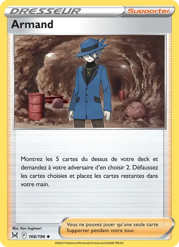 Carte Pokémon Armand #166 — Origine Perdue