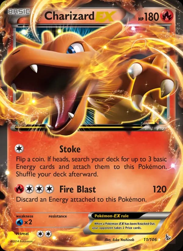 Charizard EX #11 — Flashfire