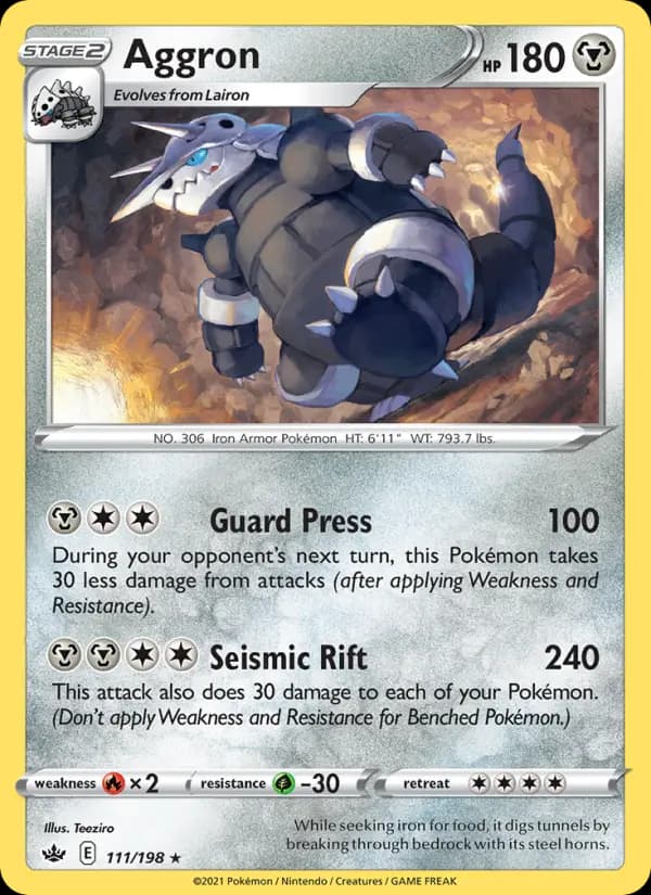 Aggron #111 — Chilling Reign