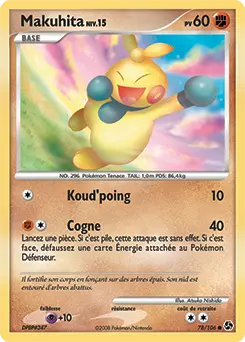 Carte Pokémon Makuhita #78 — Duels au Sommet