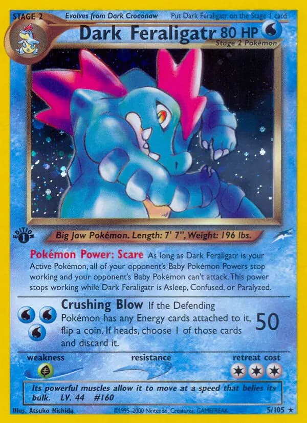 Dark Feraligatr #5 — Neo Destiny