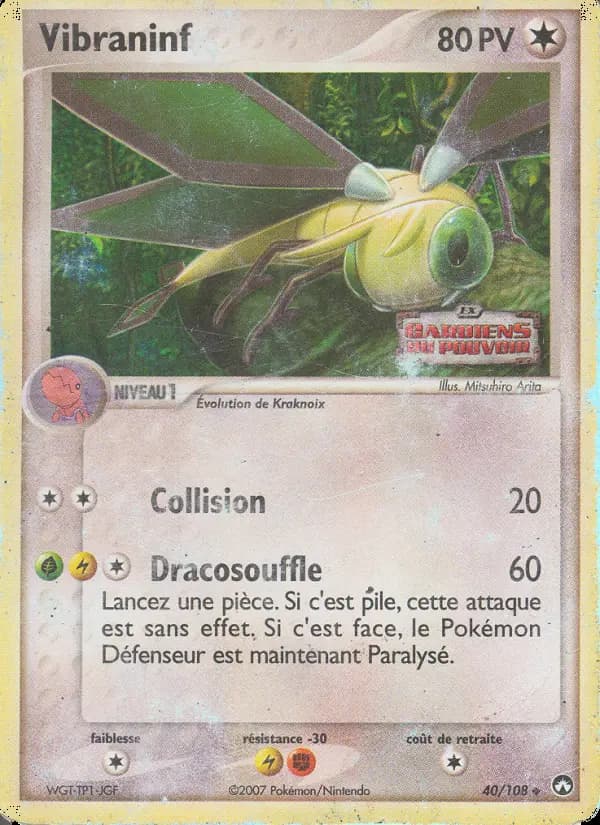 Carte Pokémon Vibraninf #40 — Gardiens du Pouvoir
