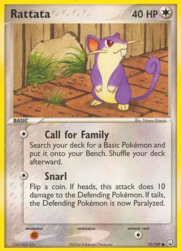 Rattata #72 — EX Team Rocket Returns