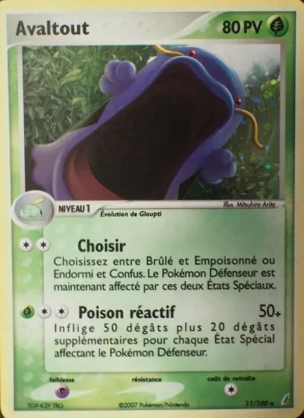 Carte Pokémon Avaltout #11 — Gardiens de Cristal
