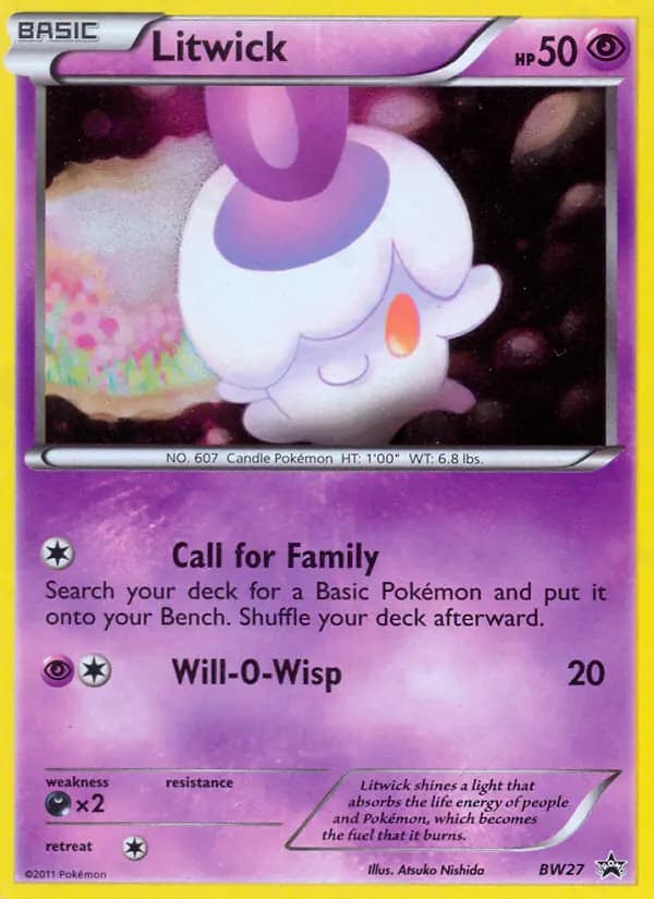 Litwick #BW27 — Black & White Promos