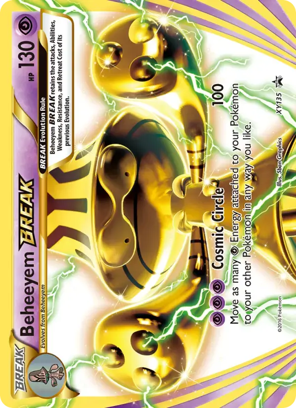 Carte Pokémon Beheeyem BREAK #XY135 — Promos X&Y