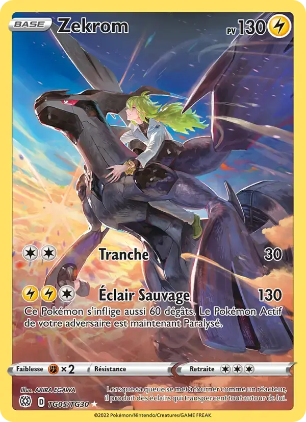 Carte Pokémon Zekrom #TG05 — Stars Étincelantes