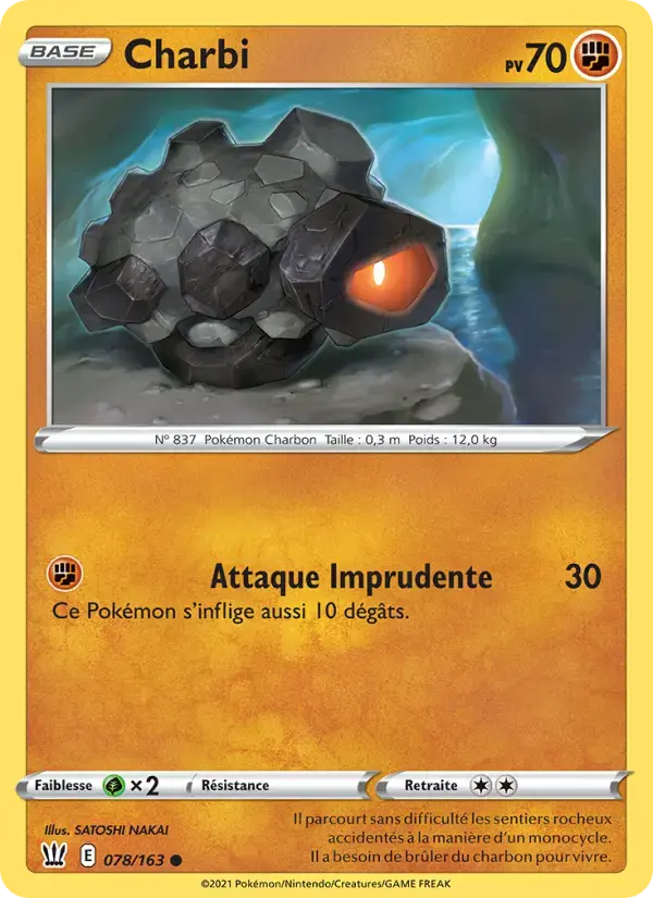 Carte Pokémon Charbi #78 — Styles de Combat