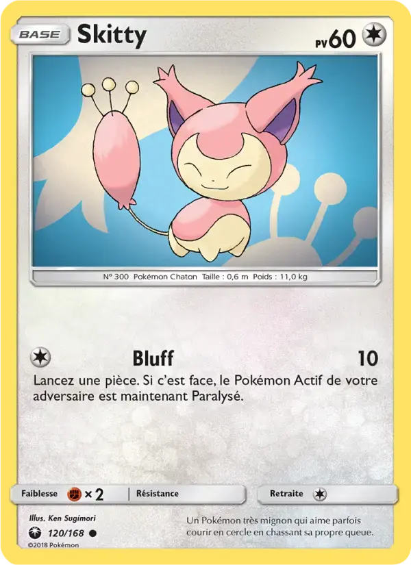 Carte Pokémon Skitty #120 — Tempête Céleste