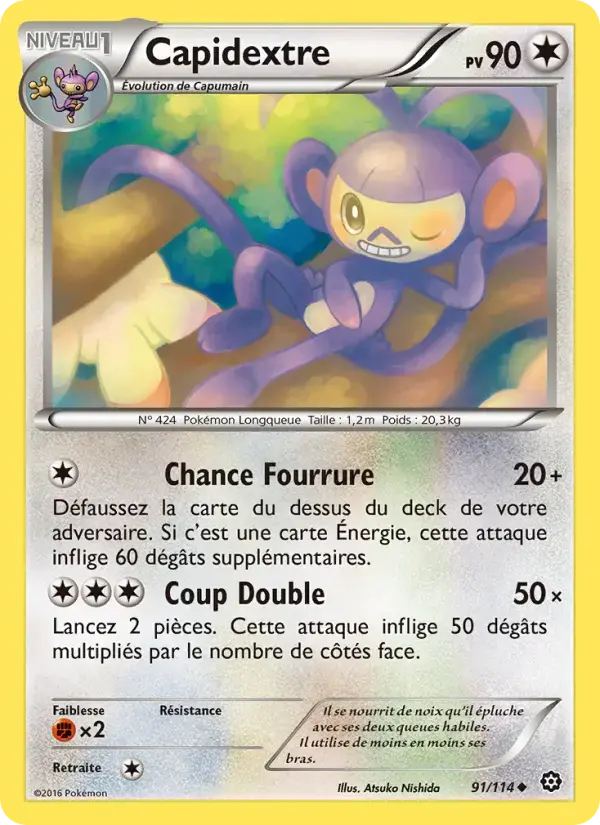 Carte Pokémon Capidextre #91 — Offensive Vapeur