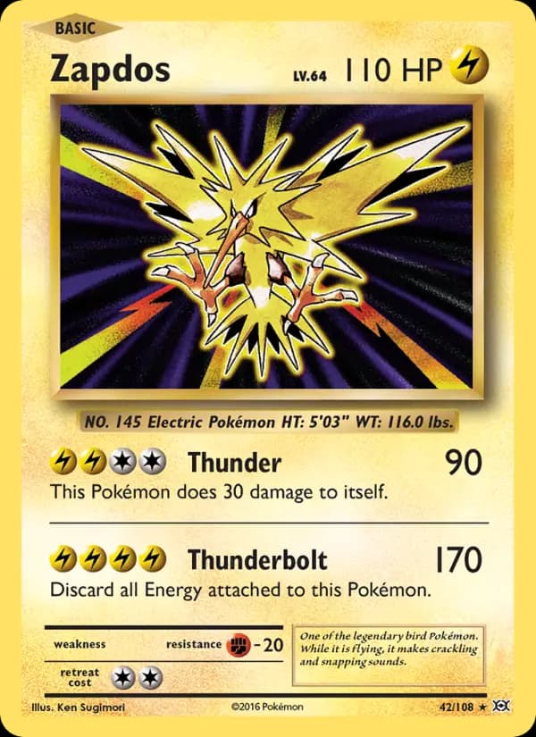 Zapdos #42 — Evolutions