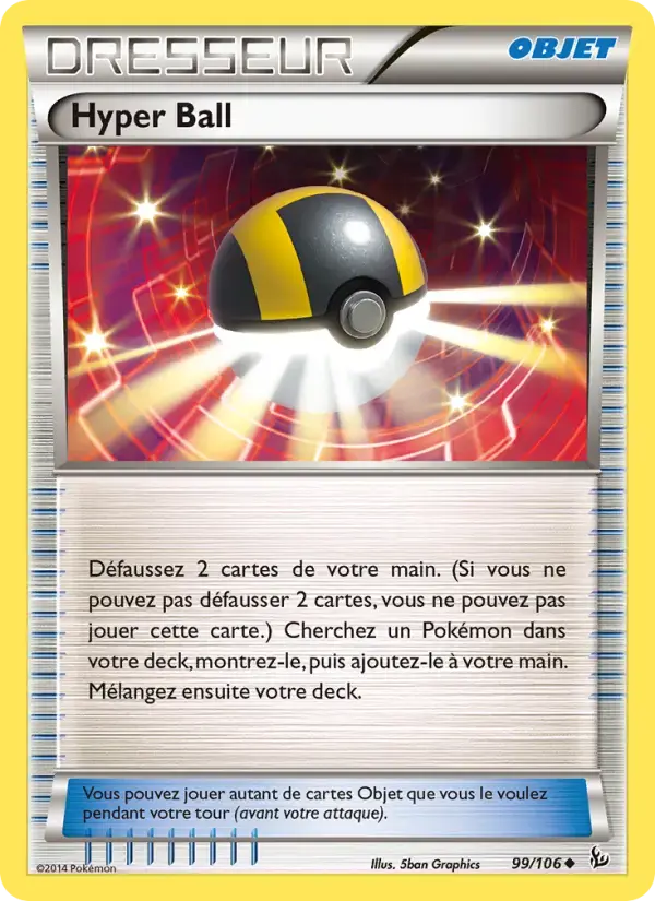 Carte Pokémon Hyper Ball #99 — Étincelles